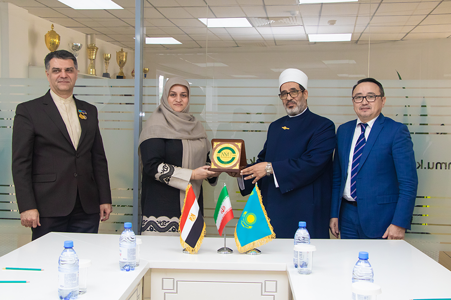 ИРАН ДЕЛЕГАЦИЯСЫНЫҢ НҰР-МҮБАРАК ЕГИПЕТ ИСЛАМ МӘДЕНИЕТІ УНИВЕРСИТЕТІНЕ САПАРЫ